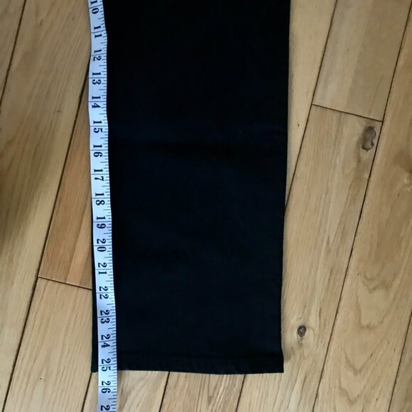 Lee Black Denim Jeans Women's 12 Short Classic Fit Straight Leg - Picture 6 of 7